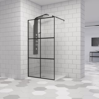 Душевая перегородка RGW Walk In WA-111B 80см чёрный 411011108-84